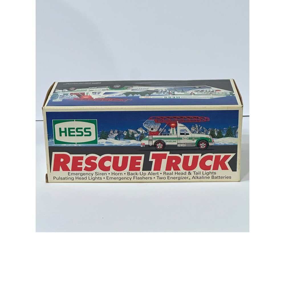 1994 HESS TOY TRUCK RESCUE TRUCK  BRAND NEW IN BOX GASOLINE